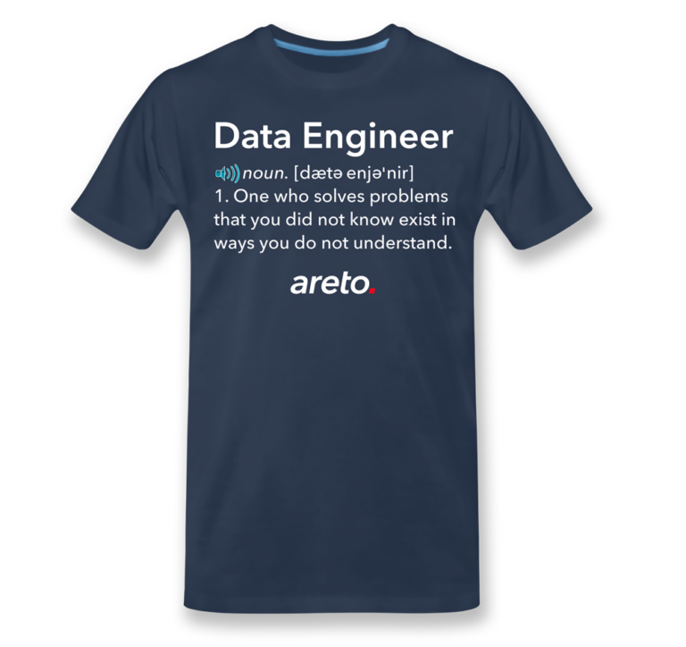areto T-Shirt mit motiv: Data Engineer