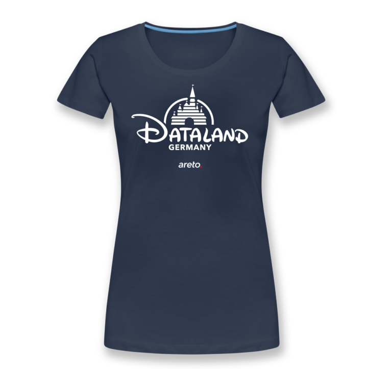 areto T-Shirt mit motiv: DATALAND GERMANY