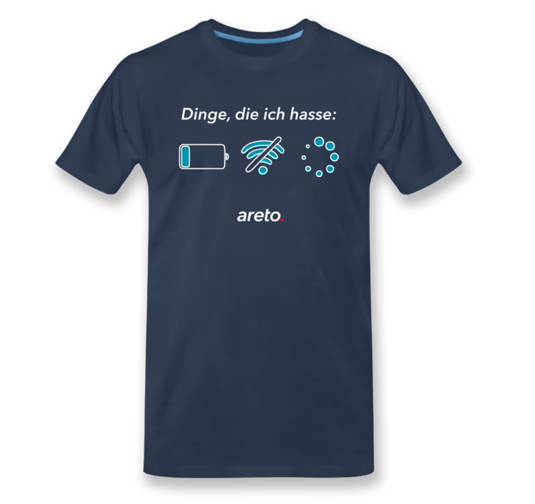 areto T-Shirt mit motiv: Dinge, die ich hasse