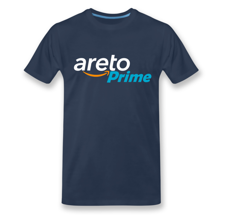 areto T-Shirt mit motiv: areto prime